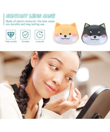 DOITOOL Contact Lens Case - Creative Portable Mini Container (2pcs) for Travel & Everyday Use - Buy Online on GoSupps.com