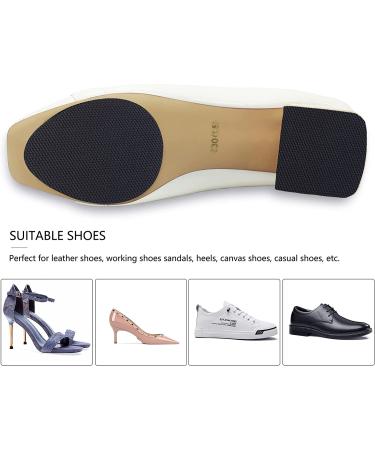Non Slip Shoe Pads - Anti-Slip Grips for Women's Shoes (8 Pieces, Black) - Buy Online on GoSupps.com