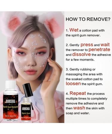 Bobisuka Skin Glue - Professional Face & Body Adhesive for Makeup Halloween Theater & Carnival - Buy Online on GoSupps.com