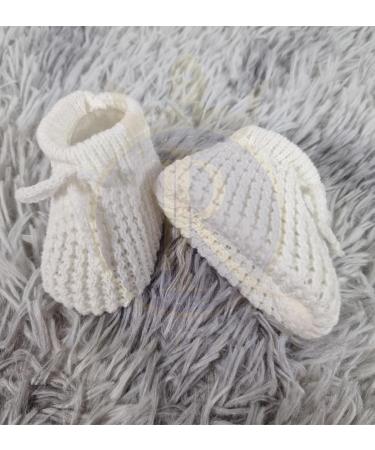 Royal Icon Baby Booties 0-3 Months - Warm and Safe Unisex Baby Slippers - Newborn Boots Ri401 White - Buy Online on GoSupps.com