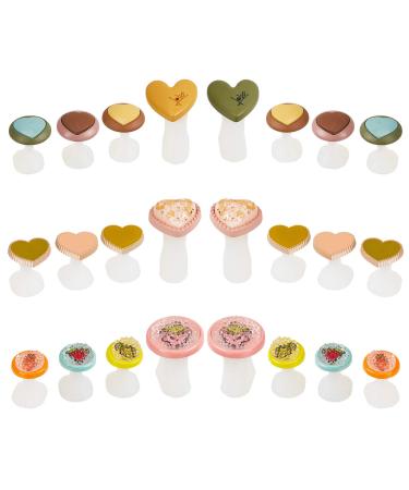 Niceneeded 24 pieces manicure silicone toes separator nail toes separator pearl daisy flower design gel foot toe spacers pedicure nail art tools for women (stytle 5)