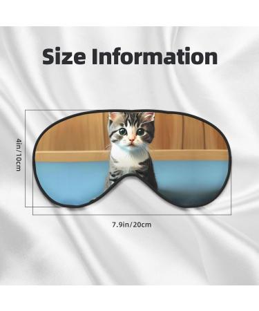 Soft Adjustable Bedroom Kitten Eye Mask | Comfortable Sleep Mask for Men & Women - International Shipping - Buy Online on GoSupps.com