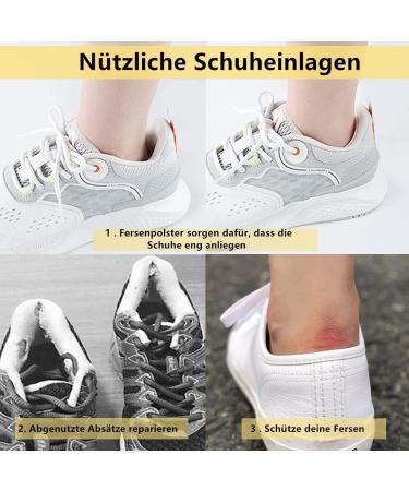 Voarge 4 Pairs Heel Holder Cushions - Non-Slip Self-Adhesive Heel Pads for Blister Protection & Comfort - Buy Online on GoSupps.com
