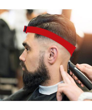Neamou Neckline Templates for Shaving | Hair Trimming Guide Tool for Cutting - Haircut Bands Hairline Shaping Tool for Hair Salons Red - Buy Online on GoSupps.com