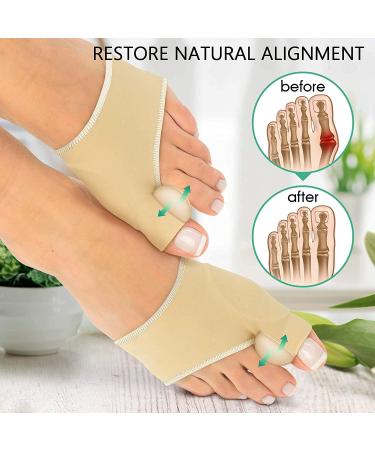 Jycch Toe Separator & Valgus Corrector - Fabric Gel Protector for Small Feet - Protects Adjusts & Comforts Your Toes - Buy Online on GoSupps.com