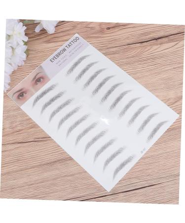 FOMIYES 2pcs 3d Eyebrow Stickers Lady Tools Waterproof Stickers 3d Stickers Transfer Stickers Simple Miss - Buy Online on GoSupps.com