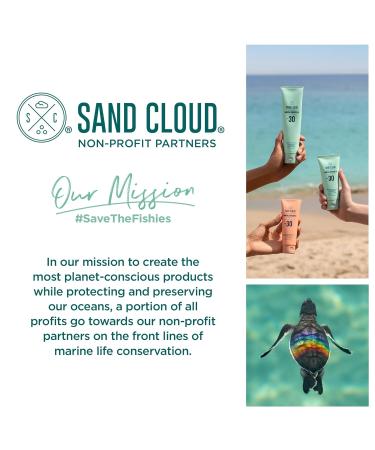 Buy Sand Cloud Broad Spectrum Mineral Sunscreen SPF 30 - Fragrance-Free Zinc Oxide Face Sunscreen for Sensitive Skin | Hydrating & Nourishing 1.7 Oz - Buy Online on GoSupps.com