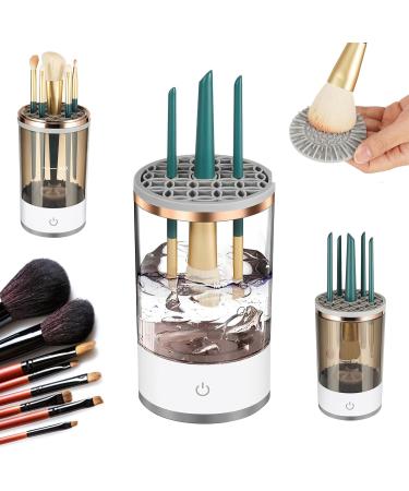 Automatic Makeup Brush Cleaner - 4-in-1 Multifunctional Tool for Deeper Cleaning & Air Drying | Versatile & Dust-Proof for All Brush Sizes - Buy Online on GoSupps.com