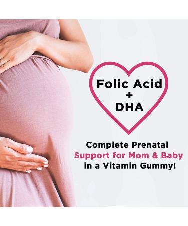 Prenatal Vitamin Gummies with DHA, Folic Acid & Immune Support - 60 Gummies (30 Day Supply) - Buy Online on GoSupps.com