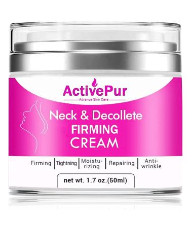 ActivePur  Eye Circles Face Neck Firming Cream Wrinkle Cream Anti-Aging Tightening Lifting Repairing - Collagen & Retinol Skin Firming ace  Eye Circles and Neck Cream for Women (1.7 Oz.)