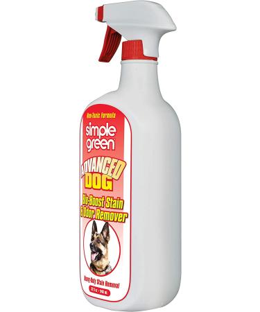 Simple Green Advanced Dog Stain & Odor Remover - Large Dogs Bacteria & Enzyme Cleaner - 32 oz Sprayer - Buy Online on GoSupps.com