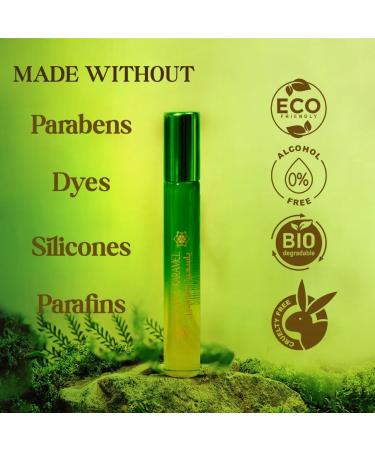 Buy Natural Organic Perfume Oil 'Arabian Magic' - Vegan Long Lasting Chemical-Free Patchouli & Sandalwood - 10ml - Buy Online on GoSupps.com