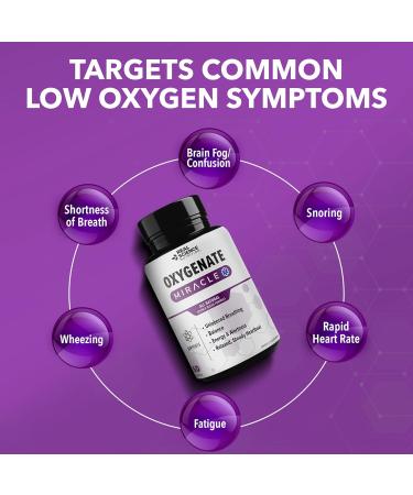 Real Science Oxygenate Miracle (Pack of 3) Lung Support Supplement to Help Relieve Wheezing Shortness of Breath Rapid Heart Rate & Fatigue for Clear Lungs & Breath Support 60 Caps Each - Buy Online on GoSupps.com