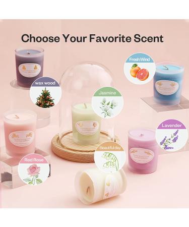 Scented Soy Candles Gift Set - 6 Pack Aromatherapy Candles for Home, Long Lasting 120 Hrs Burn Time, Surprise Scents - Ideal Gifts for Women & Men - Buy Online on GoSupps.com