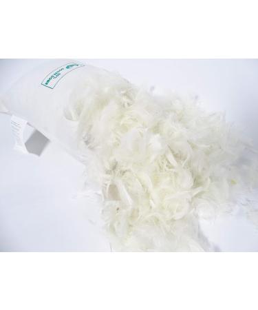 20% White Goose Feather Filling - 200g | DIY Pillow, Comforter, Jacket, Sofa | Bulk Sample Pack - Buy Online on GoSupps.com