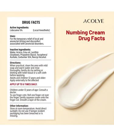 Numbing Cream Maximum Strength : 5% Lidocaine Topical Anesthetic - Extra Strength 5X Numbing with Menthol Arnica and Emu Oi 2oz/ 60g 2 Fl Oz - Buy Online on GoSupps.com