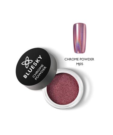 Bluesky Chrome Nail Powder Kit - Metallic Gel Nail Art with Applicator Brush - Pink 5g Rose - International Shipping Available - Buy Online on GoSupps.com