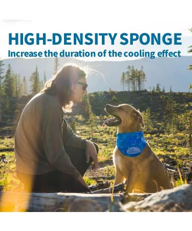 ALL FOR PAWS Chill Out Dog Ice Bandana | Instant Cooling Pet Scarf for Summer | Breathable Ice Collar for Cats & Small Dogs - Buy Online on GoSupps.com