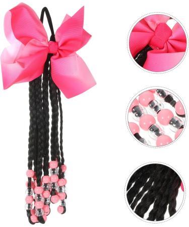 BCOATH Ponytail Beads and Dreadlocks Cosplay Hair Accessory Braided Ponytail Bow Braid Wig Women Braided Hair Extensions Colored Hair Extensions for To Weave Headband Child Chemical Fiber - Buy Online on GoSupps.com
