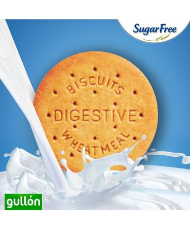 Gullon Sugar Free Maria 400g - No Sugar Added | Source OF Fiber | Product From Spain | English Marie - Brilliant For Dunking (Sugar Free Maria 400g 3 Pack) Sugar Free Maria 400g 3 Pack - Buy Online on GoSupps.com