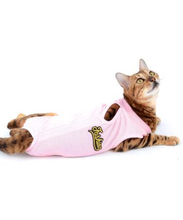 Selmai Medical Pet Shirt for Dogs & Cats - Soft Cotton E-Collar Alternative for Post-Op Care Wound Protection & Skin Disease Prevention - Pink S - Buy Online on GoSupps.com