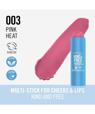 Rimmel Kind & Free Multi-Stick 003 Pink Heat - Hydrating and Versatile Makeup Stick - Buy Online on GoSupps.com