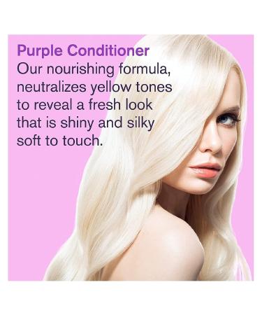 Purple Hair Mask & Conditioner Bundle for Blonde Platinum Silver Gray - Remove Yellow Tones, Reduce Brassiness, and Condition Damaged Hair - Cruelty-free & Vegan - Buy Online on GoSupps.com