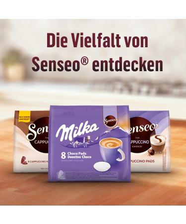 Buy Senseo Milka Cocoa Pads - 40 Compatible Pads (Pack of 5) - 560g for 40 Delicious Chocolate Drinks - Buy Online on GoSupps.com