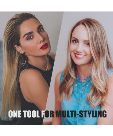 Terviiix Professional Smoothing Iron - 25mm 100% Pure Titanium Plates for Smoothing Curling & Waves | Rapid Heating Dual Voltage | 150 C-230 C - Buy Online on GoSupps.com