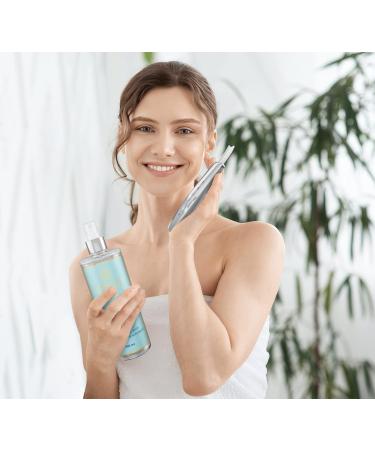 Lumineo Ultrasound Peeling Device - 4-in-1 Skin Scrubber Blackhead Remover EMS LED & Ions with 400ml Moisturizing Toner | Best Acne & Pore Cleaner - Buy Online on GoSupps.com