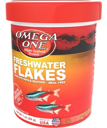 Omega One Freshwater Flakes 28 g / 140 ml - Buy Online on GoSupps.com