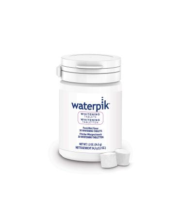 Waterpik whitening mouth shower refill tablets tooth white tablets for use with Waterpik Whitening Mundschusche mint taste pack with 30 tablets (WT-30EU)