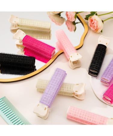FANKUTOYS 10 PCS Volumizing Hair Clips | Heatless Rollers Hair Curlers Clips | Hair Styling Tool for Natural Fluffy Volume | Hair Volume Curler for Short/Long/Curly Hair - Buy Online on GoSupps.com