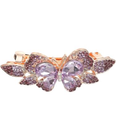 OSALADI Rhinestone Hair Clip Gem Hair Barrettes Bridal Hair Barrettes French Barrette Hair Clips Spring Clip Barrettes Wedding Hair Clip Hair Barrettes for Women Wild Jewelry Miss Metal - Buy Online on GoSupps.com