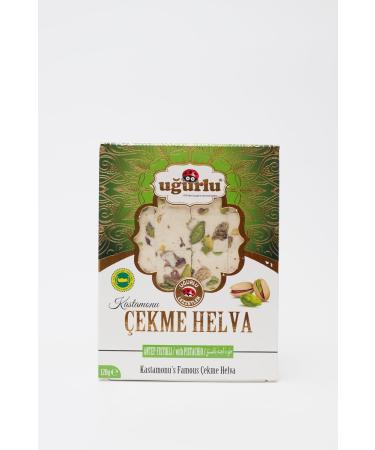 Ugurlu Cekme Turkish Kastamonu Picked Halva Pistachio Halva-120g - Buy Online on GoSupps.com