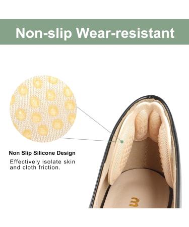 Buy Heel Inserts for Women - Comfort Cushion Pads for Loose Shoes - 3mm Beige (2 Pairs) | Pain Relief & Better Fit - Buy Online on GoSupps.com
