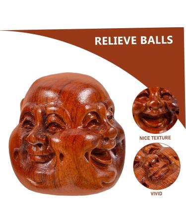 Minkissy Solid Wood Handballs - Relaxing Hand Exercise Balls for Physiotherapy | 2-Pack - Buy Online on GoSupps.com