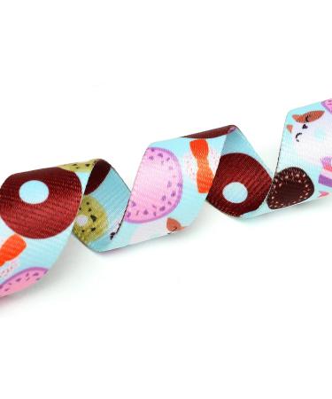 Mercano Adjustable Dog Collar - Soft Nylon Comfort & Stylish Pattern for Small to Medium Dogs & Cats (M Cookie Blue) - Buy Online on GoSupps.com