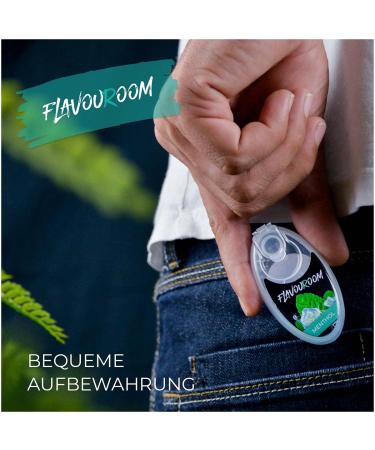 Flavoroom Premium Menthol Balls - 100 DIY Capsules for Unforgettable Flavor | Includes Storage Box for Aromatic Click Sleeves - Buy Online on GoSupps.com