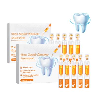 Gum Repair Treatment Ampoules, Oral & Gum Care Essence for Tartar Removal, Tooth Repair & Gum Protection. (2box)