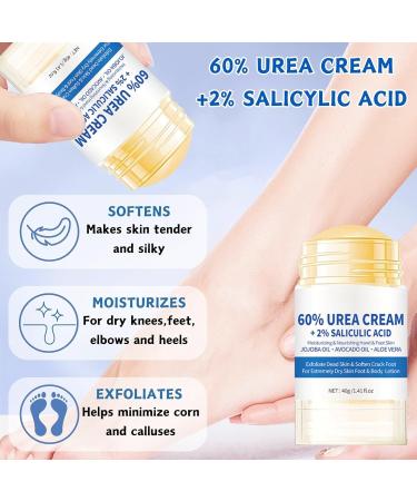  TJITGY 2025 New Urea Cream 60% + Moisturizing and Anti-Cracking Cream Repairing Cream for Feet and Hands Foot Cream for Cracked Heels and Dry Skin - Buy Online on GoSupps.com