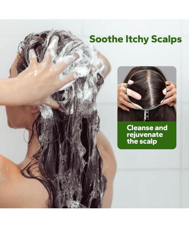 Rosemary Hair Growth Shampoo 350ml | Strengthening Shampoo with Tea Tree Oil & Biotin for Brittle Hair | Rosemary Mint Scalp Cleanse & Itch Relief - Buy Online on GoSupps.com