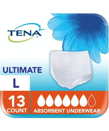 Tena Incontinence Unisex Underwear Ultimate Large 13 Count Large Underwear 13 Count - Buy Online on GoSupps.com