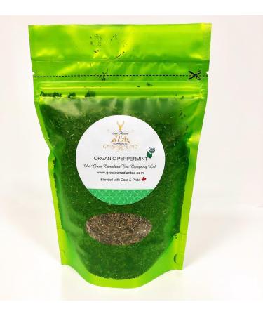 The Great Canadian Tea Company - Peppermint Loose Leaf Tea - Organic Leaf from Washington State - Organic Peppermint (100 Gram) 100 g (Pack of 1) - Buy Online on GoSupps.com