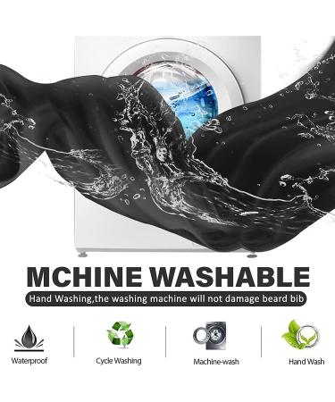 Beard Bib Apron with 4 Suction Cups - Gifts for Dad from Daughter/Son, Grandpa, Him - Fathers Day, Birthday, Valentines, Christmas - Black - Buy Online on GoSupps.com