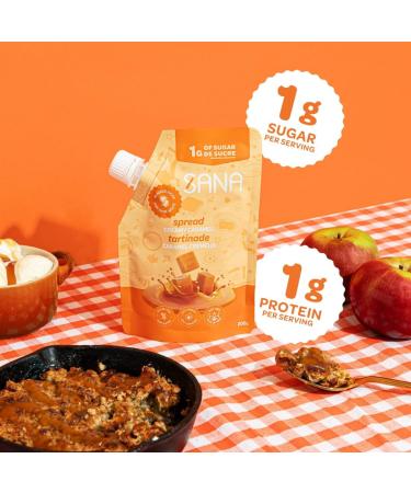 Sana Creamy Caramel Spread Low Sugar (1gr) No added Sugar | 3 Pack x 200g | Keto-Friendly Gluten-Free High-Fiber Sweet Treat No Palm Oil Creamy Caramel 3x200g - Buy Online on GoSupps.com