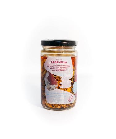 Tia Lupita Salsa Macha Chili Crunch Oil - 2 x 7.5oz Bottles | Gluten Free Non-GMO & Vegan | Flavorful Peanut & Chile Morita - Buy Online on GoSupps.com