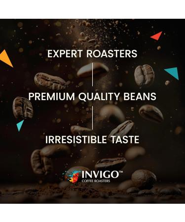 Invigo Espresso Coffee Beans 340g - Aroma-Rich Whole Coffee Bean Small Batch Local Premium Roasting Vegan & Gluten-Free Birthday or Christmas Gift for Coffee Lovers Whole Bean Chocolate Truffle - Buy Online on GoSupps.com