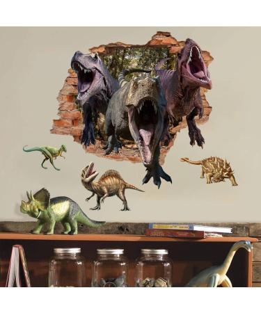Dinosaur Wall Decals for Boys Room - Peel and Stick Removable Stickers for Kids Nursery and Living Room - Buy Online on GoSupps.com