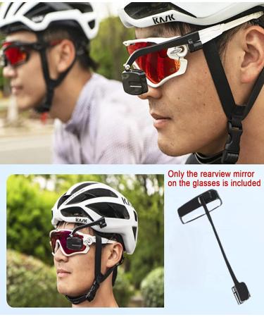 Catorlen Bike Goggles Rearview Mirror - 360 Adjustable Lightweight Bicycle Helmet Mirror - Cycling Eyeglass Accessory (1 Piece) - Buy Online on GoSupps.com